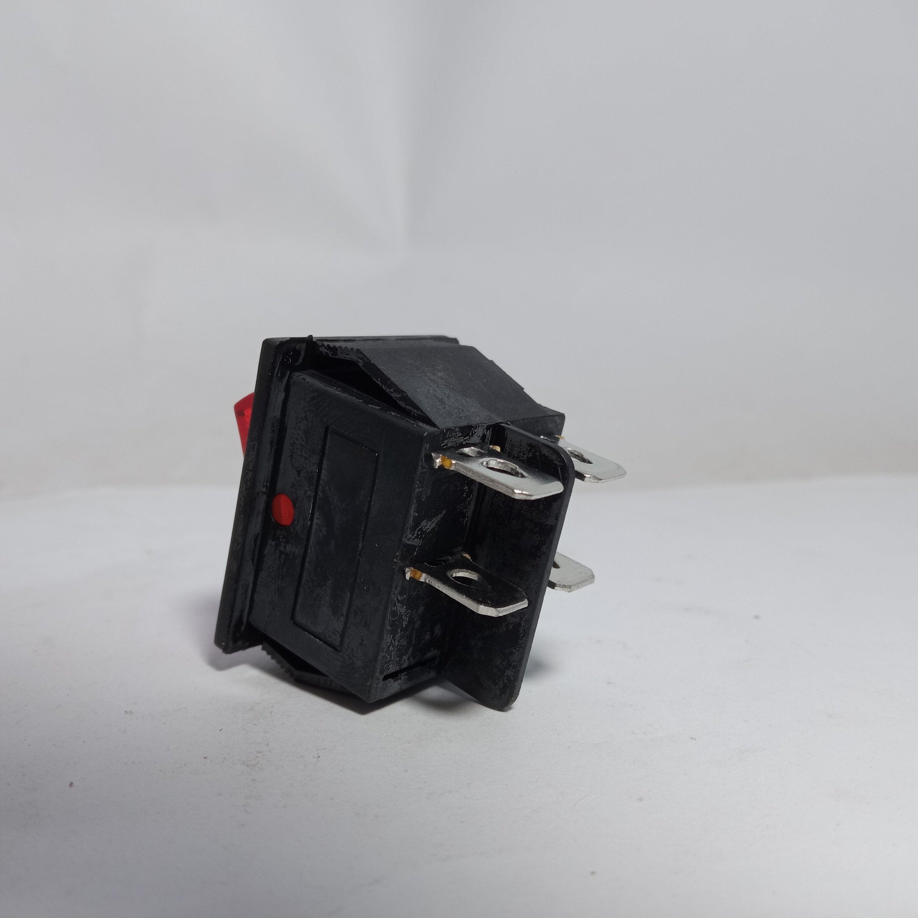 1415_4 Rocker Switch Power Switch I/O 4 Pins With Light 16A 250VAC 15 Pcs Pack in Pakistan - industryparts.pk