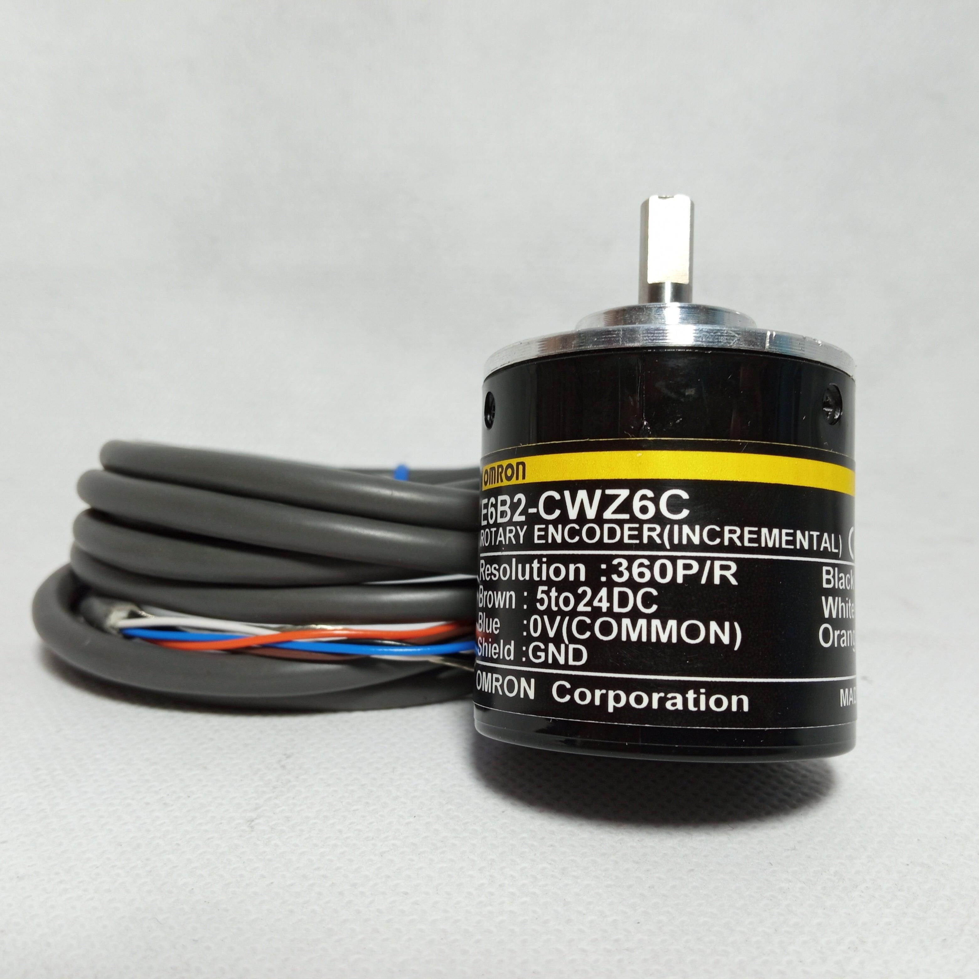 1949_1 360PPR OMRON Incremental Rotary Encoder E6B2-CWZ6C in Pakistan - industryparts.pk