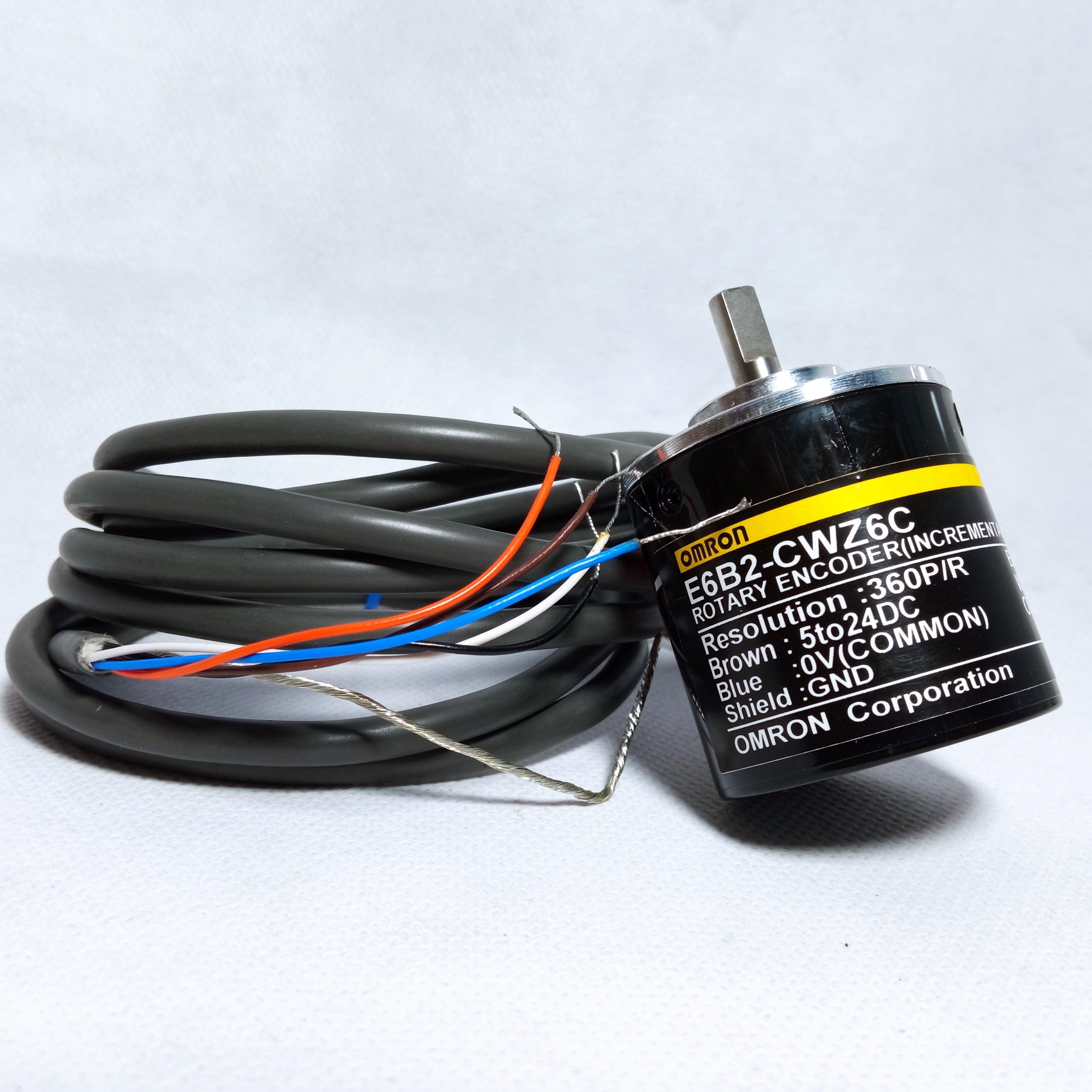 1949_2 360PPR OMRON Incremental Rotary Encoder E6B2-CWZ6C in Pakistan - industryparts.pk