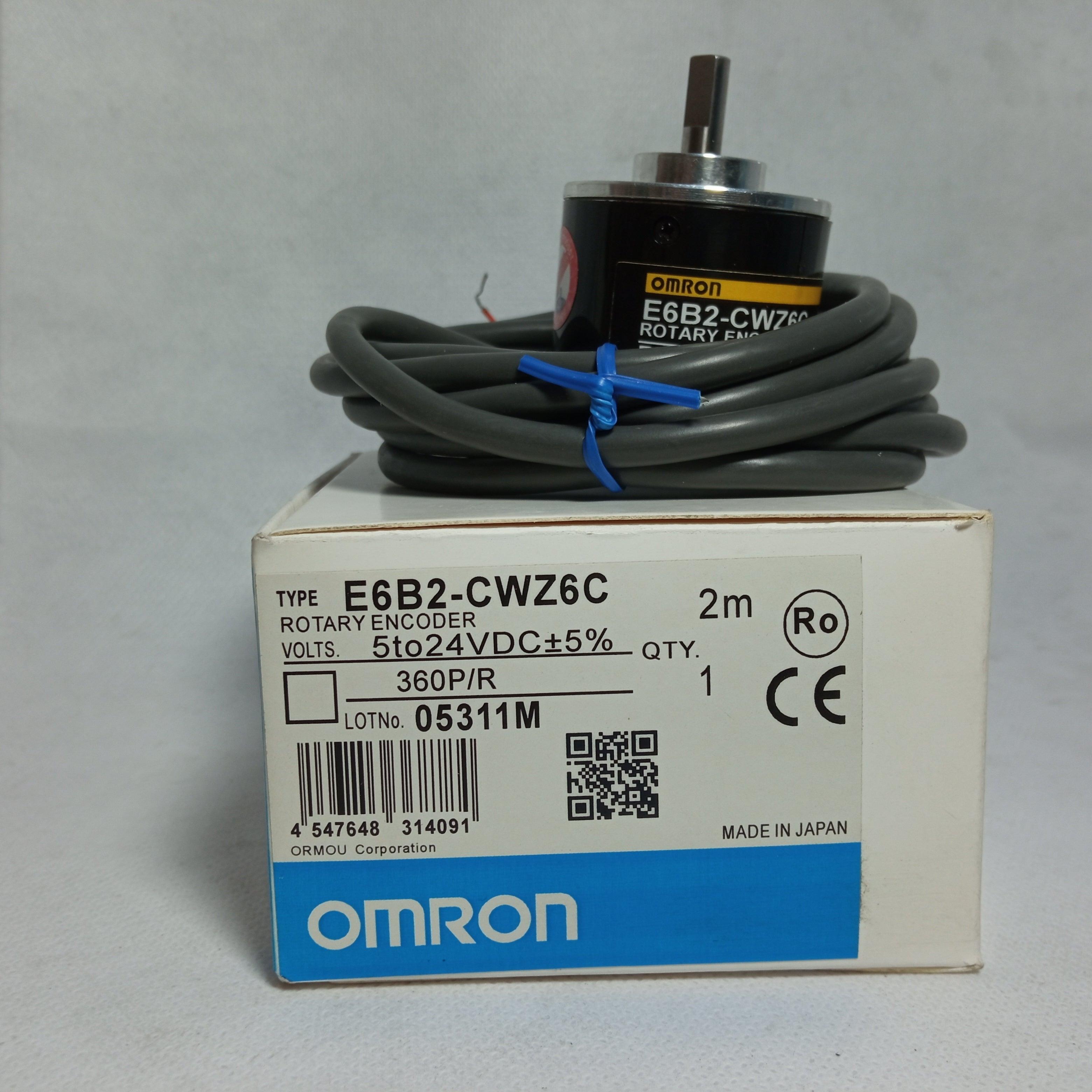 1949_7 360PPR OMRON Incremental Rotary Encoder E6B2-CWZ6C in Pakistan - industryparts.pk