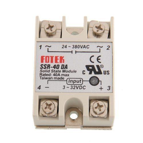 1pcs-for-Arduino-SSR-40DA-Temperature-Controller-New-DC-to-AC-Solid-State-Relay-Module-24V-e1536930835896 Solid State Relay Fotek SSR-40 DA (Original) - industryparts.pk