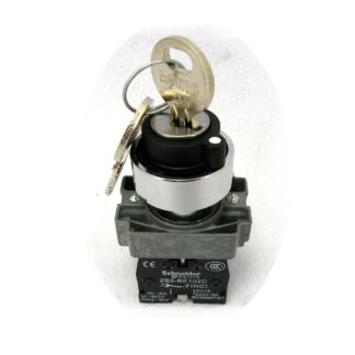 ZB2-BE101C 2 Position Normally Open Normally Closed key operated Rotary Switch - industryparts.pk