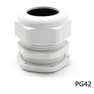 PG42 Plastic Cable gland for junction box (5 Pcs) - industryparts.pk