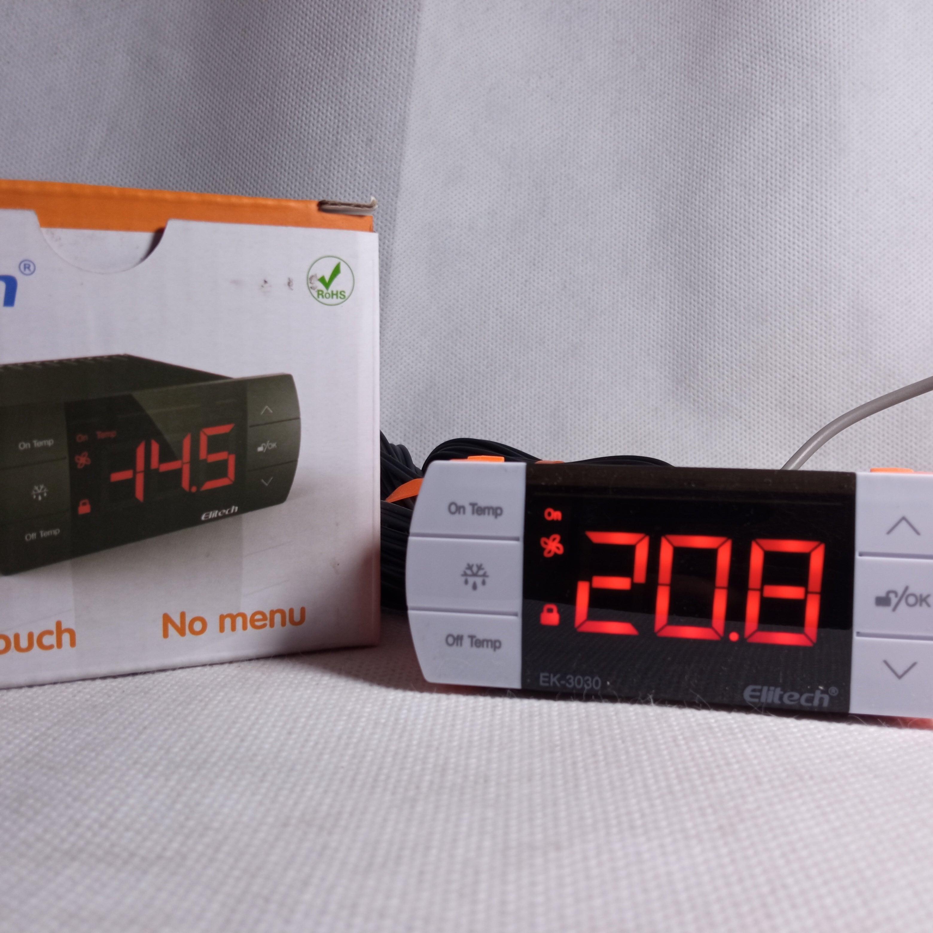 BR4374_1 Elitech EK-3030 Digital Temperature Controller Heating or Cooling System Multi-Use in Pakistan - industryparts.pk