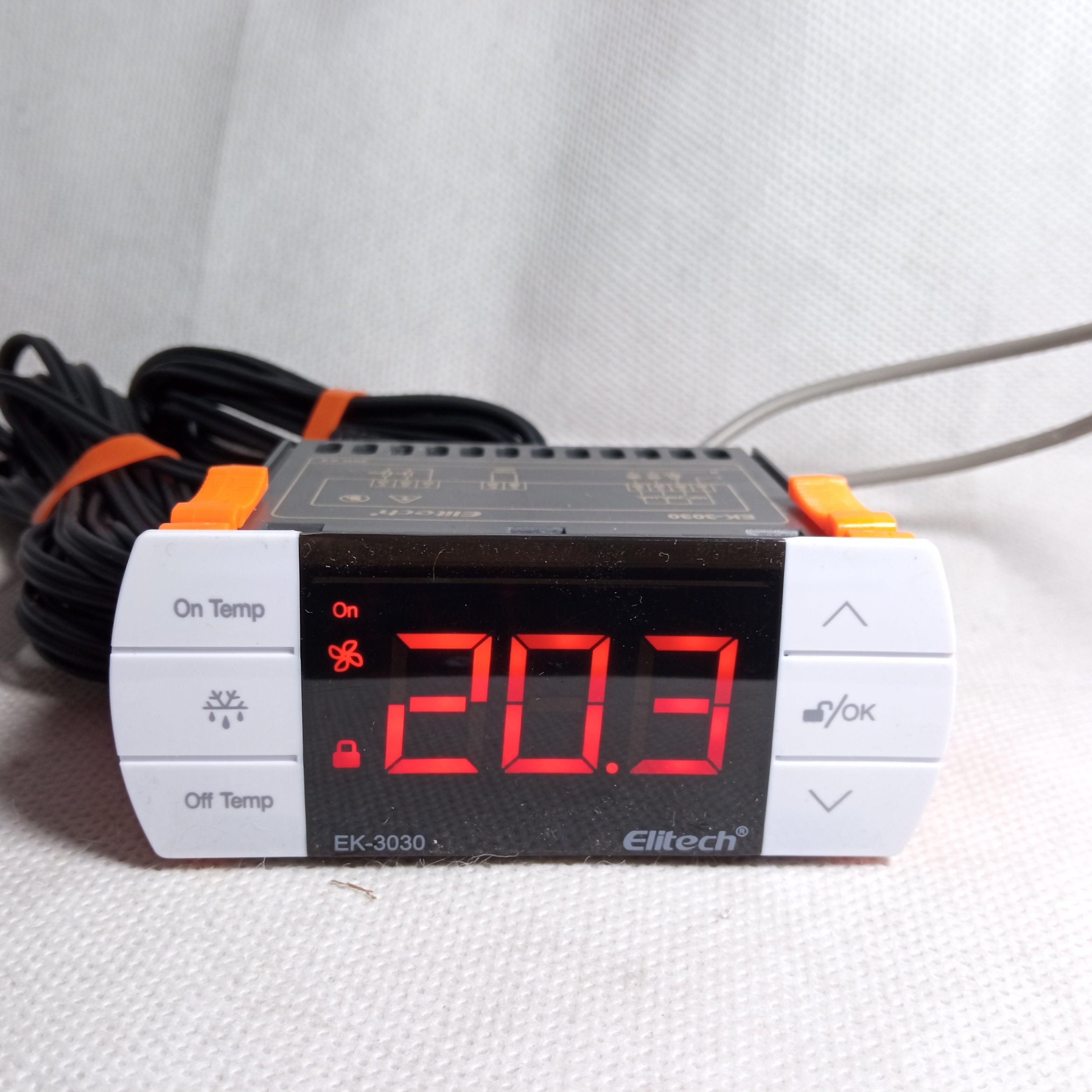 BR4374_4 Elitech EK-3030 Digital Temperature Controller Heating or Cooling System Multi-Use in Pakistan - industryparts.pk