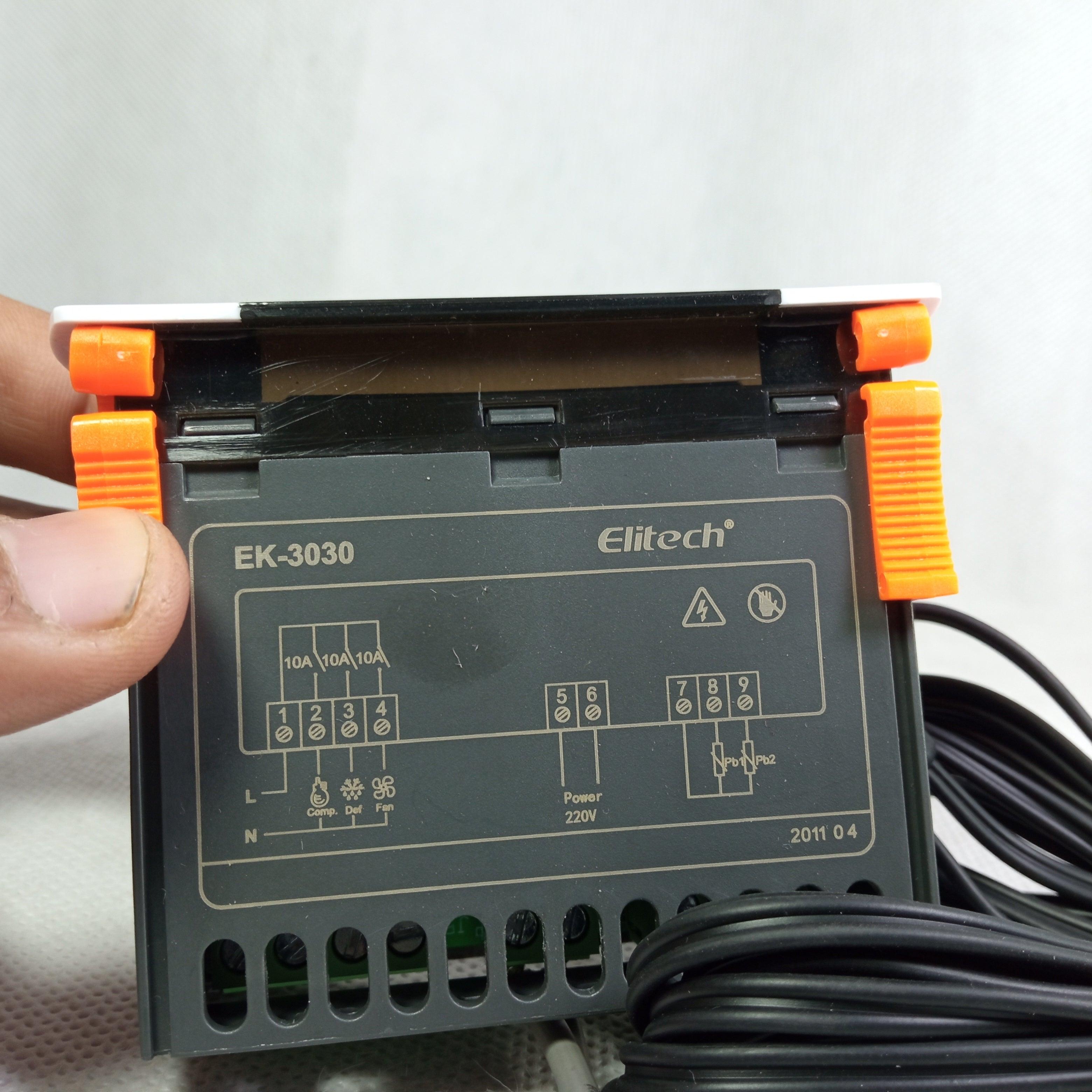 BR4374_8 Elitech EK-3030 Digital Temperature Controller Heating or Cooling System Multi-Use in Pakistan - industryparts.pk