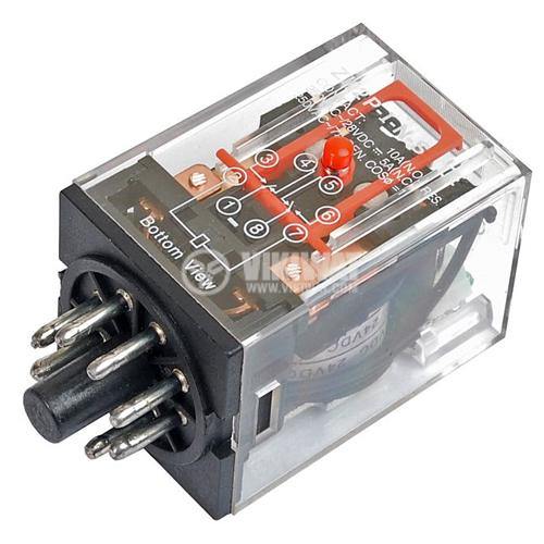 LirrdMk2PElectromagneticRelay10A250Vac_f7cc0964-14fa-4da0-9807-1950d2d0911c Mk2p Electromagnetic Relay 10A 250VAC - industryparts.pk