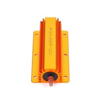 RX24 200W 1ohm / 2ohm / 4ohm / 8ohm / 10ohm Aluminum Shell Resistance Metal Wirewound Wire Wound Winding Resistor Dummy Road - industryparts.pk