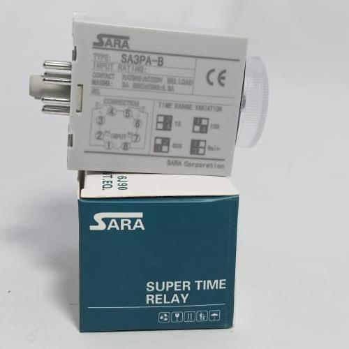 SuperTimeRelaySA3PA-B220VACTimerDelay_a85025e2-c552-4e2b-abe4-2593ac22c5ec Sara Time Relay SA3PA-B 220VAC Timer Delay in Pakistan - industryparts.pk