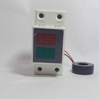 TVA-2001 DIN-RAIL Dual Led Digital Voltmeter AC80-300V - industryparts.pk